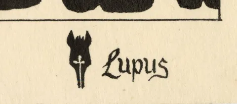 Sygnatura artysty - Lupus
