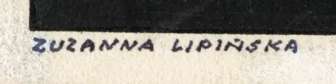 Sygnatura artystki - ZUZANNA LIPIŃSKA